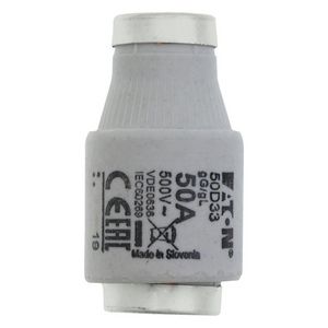 Zekering laagspanning 50A AC 500V D3 gL/gG IEC traag VVE=5
