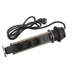 Toren bureau aansluitunit 60 3 WCD + 1 USB A + C 15W