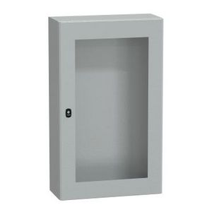 Kast Ruitdeur 1000x600x250mm IP66 IK08 RAL7035 Spacial S3D