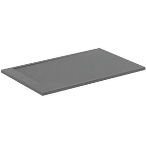 Douchebak ULTRA FLAT I.LIFE rechthoekig 1600x1000x33mm betongrijs  zonder waste (korte zijde)