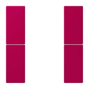 Tastafdekking F50 2-voudig compleet LC32101 KNX