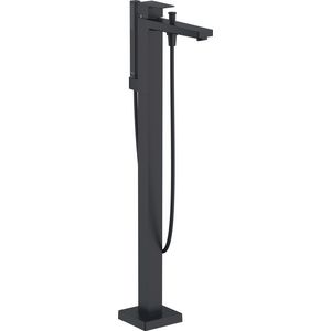 Manhattan 1-hendel badmengkraan staand zw. M 50x135x920mm