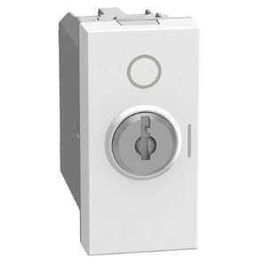 Light Now sleutelschakelaar wissel 10AX - 1 module - wit