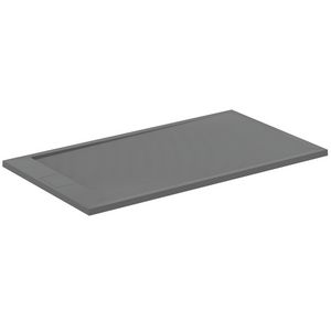 Douchebak ULTRA FLAT I.LIFE rechthoekig 1600x900x33mm betongrijs  zonder waste (korte zijde)