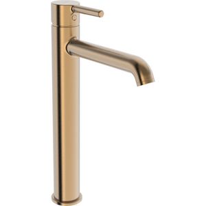 Style, Vrijstaande wastafelkraan, Eengreeps, brass, Brushe