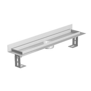 Douchegoot FLEXDRAIN-E 1087x87mm met muurflens excl. rooster excl. puthuis/sifon