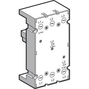 adaptor for busbar system 3P 60 to 150 A 60mm
