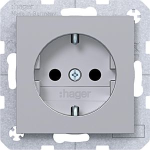 SCHUKO-wandcontactdoos Safety Plus steekkl. A.x/C.x titaan