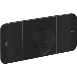 Afbouwdeel AXOR One inbouw thermostaat voor 2 douchedouchefunct. mat zwart