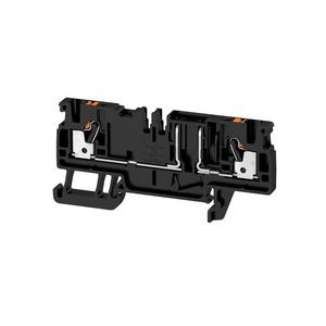 Zekeringsklem PUSH IN zwart 2.5mm2 10 A 400 V connect VVE=50