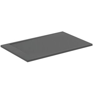 Douchebak ULTRA FLAT I.LIFE rechthoekig 1400x900x33mm betongrijs  zonder waste (korte zijde)