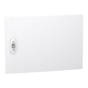 Deur PrismaSeT XS vol wit (RAL9003) verdeler 1 x 18 modules