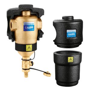 Dirtmag vuilafscheider met magneet horizontaal 2" met isolatie