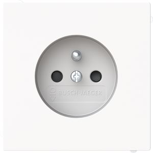 Wandcontactdoos penaarde kv steek inb Art Linear mat wit (20-1 MUCB-44M)