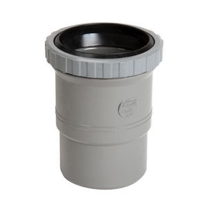 Expansiestuk Wadal lijm PVC 90mm grijs