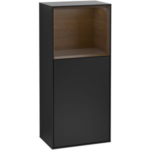 Zijkast Finion 418x936x270mm Black Matt Lacquer F510GNPD