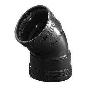 Wafix PP manchet bocht 45° 32mm zwart