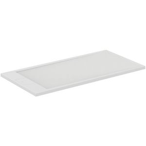 Douchebak ULTRA FLAT I.LIFE rechthoekig 1400x700x33mm wit  zonder waste (korte zijde)