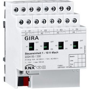 Best.eenh. 1 - 10 V 4-voudig hand KNX