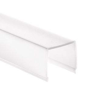 Afdekkap C12 L=2mtr. profiel PN4/PN5/PN6/PN7 opaal/gesatineerd
