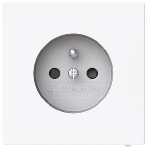 Wandcontactdoos penaarde kv steek inb Art Linear wit (20-1 MUCB-44G)