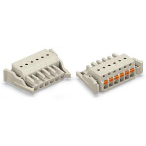 1-draads FE steker druk li.grijs 2721-102/037-000 VVE=100