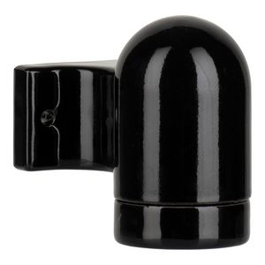 Verlichtingsarmatuur Porcelain Wall Lamp E27 zwart