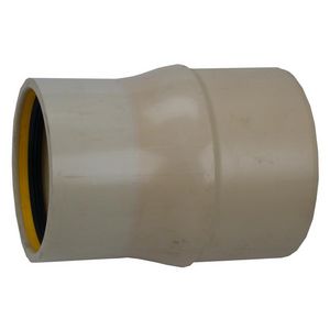 PVC verloop 250x200mm PN10 creme