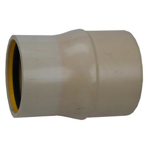 PVC verloop 250x200mm PN10 creme