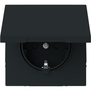 Wandcontactdoos ra kv kd centraalplaat art-matzwart (20 EUKB-45M)