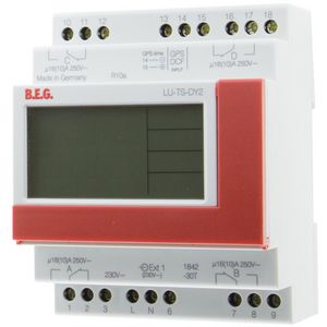 Tijdschakelklokken DY2 DIN-rail montage IP20 4Kanaal