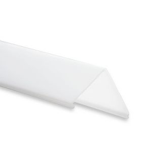 Afdekkap C16 L=2mtr. voor profiel PN19 opaal/gesatineerd