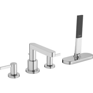 Afbouwdeel Finoris 4-gats 1-hendel badrandmengkraan sprong 152mm chroomx