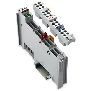 4-kanaals digitale uitgang 230V AC 0,25A lichtgrijs