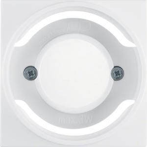 Centraaldoos lichtsignaal E14 berker S.1/B.3B.7 polar wit glans