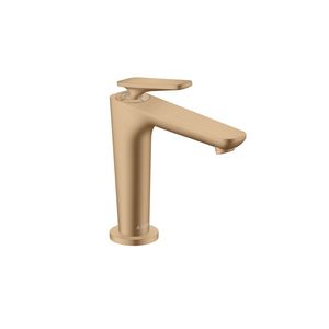 1-hendel wastafelmengkraan 125 Coolstart + PushOpen afvoerplug brushed bronze Citterio-C