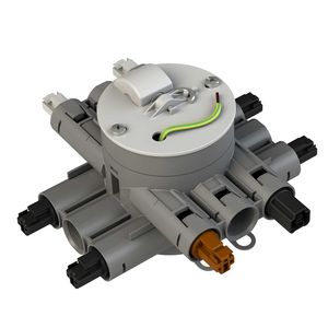 Stekerbare centraaldoos serieschakeling drievoudig CHS75-SD4