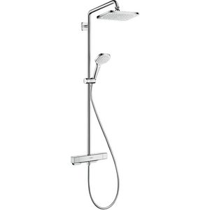 Croma E280 1 straalsoort showerpipe opbouw douchethermostaat chroom