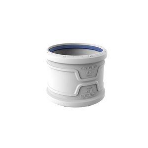 PROMO Steekmof PP AS+ geluidsarm lichtgrijs 110mm (3460011000)