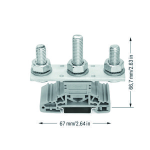 Boutklem markeringsh. zijkant rail 35x15+35 885-310 VVE=10