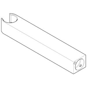 Houder v. Profi-mengkranen 185x32x27mm chr