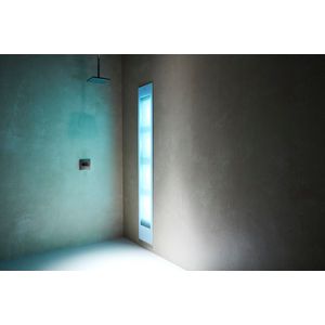 Sunshower SQUARE inbouw DELUXE White 32x187x16,5cm Infrarood+UV
