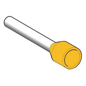 Adereindhuls Large 6mm² Geel VVE=100