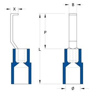 Kabelsch. instal. besch. g. d. max: 2.5 m 1233330000 VVE=100