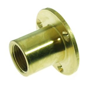 Messing zolderplaat 1/2 bn.