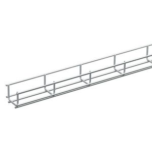 Lengte a 2,5m. Draadgoot 53/45 rvs 304L