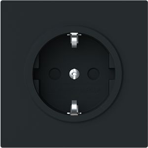 Wandcontactdoos ra kv centraalplaat inb art-matzwart (20 EUCB-45M)