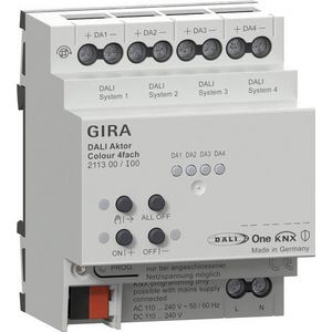 DALI actor Colour 4-voudig KNX DIN-rail