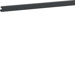 Zijdeksel voor goot BRN65 65x130mm pvc 2m zwart VVE=2