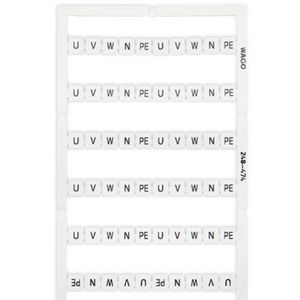 Mini WSB-markeringskaart als kaart bedrukt wit 248-474 VVE=5